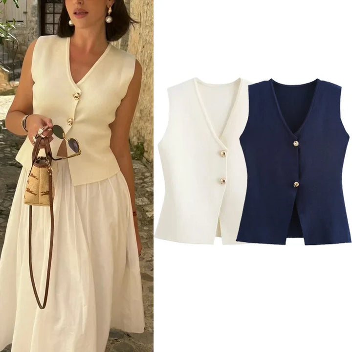 Maglia Donna Corto Autunnale in Tessuto Morbido - Vesarelli