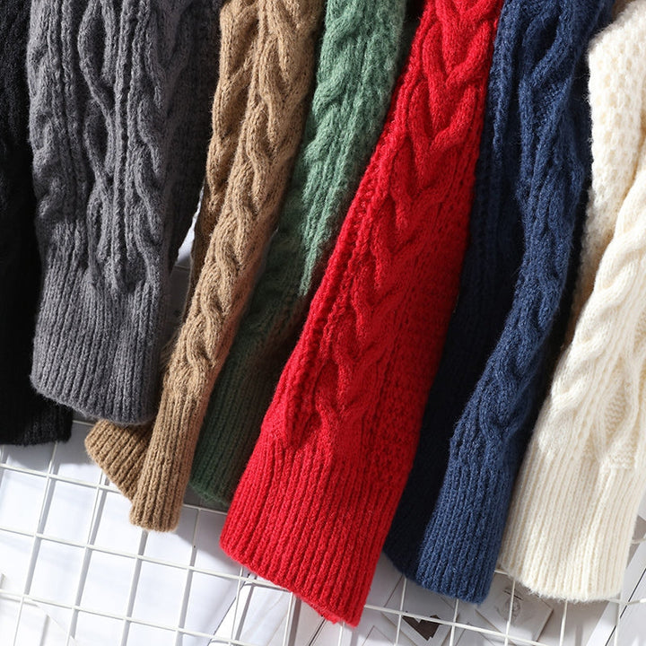 Maglione Uomo Vintage in Lana Caldo Stile Retrò