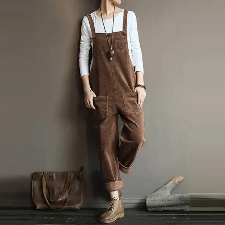 Salopette Donna Jeans Casual Vestibilità Regolare