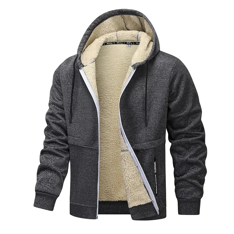 Giacca Uomo in Pile Casual Vestibilità Regular - Vesarelli