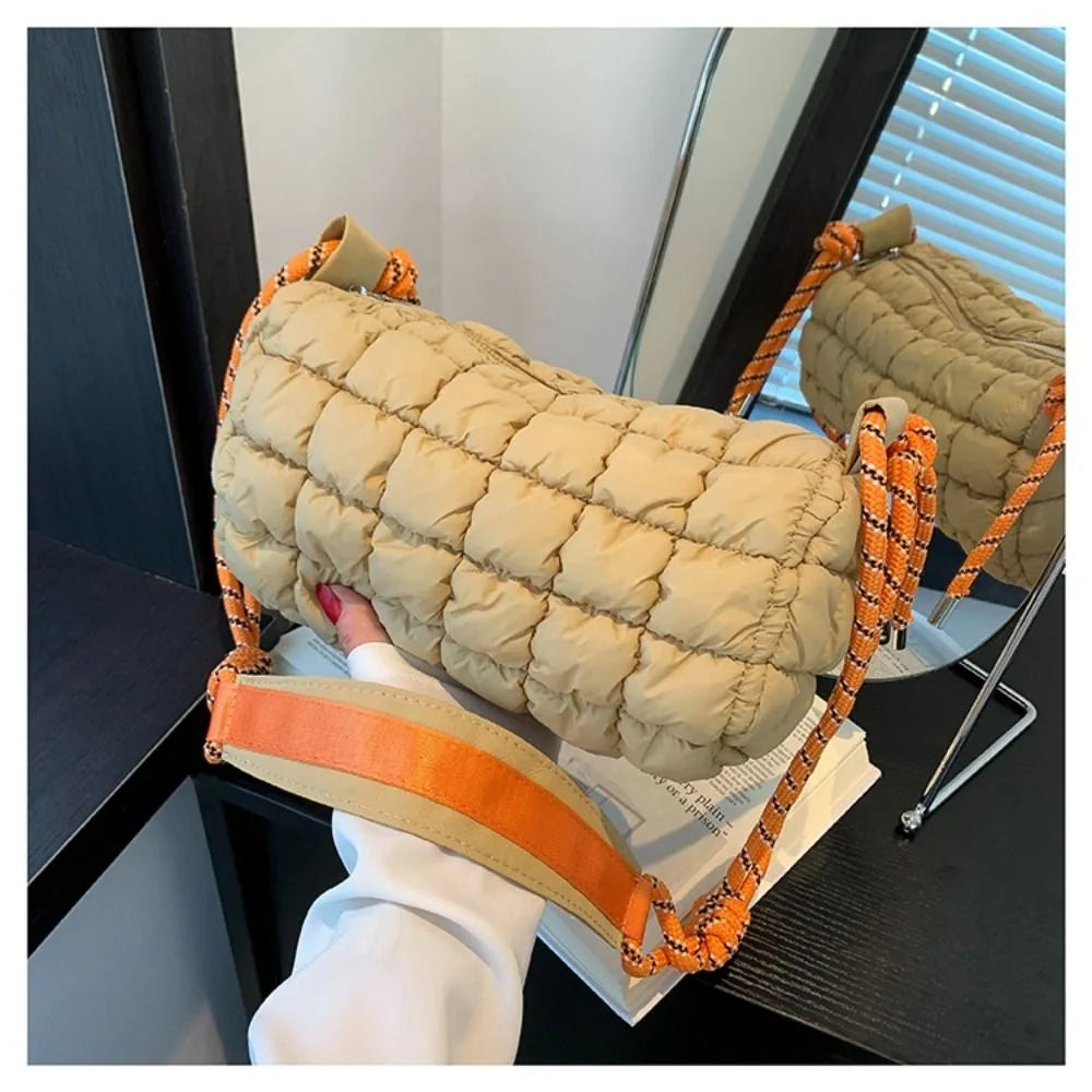 Borsa da viaggio Uomo in Nylon Trapuntato Impermeabile Tracolla - Vesarelli