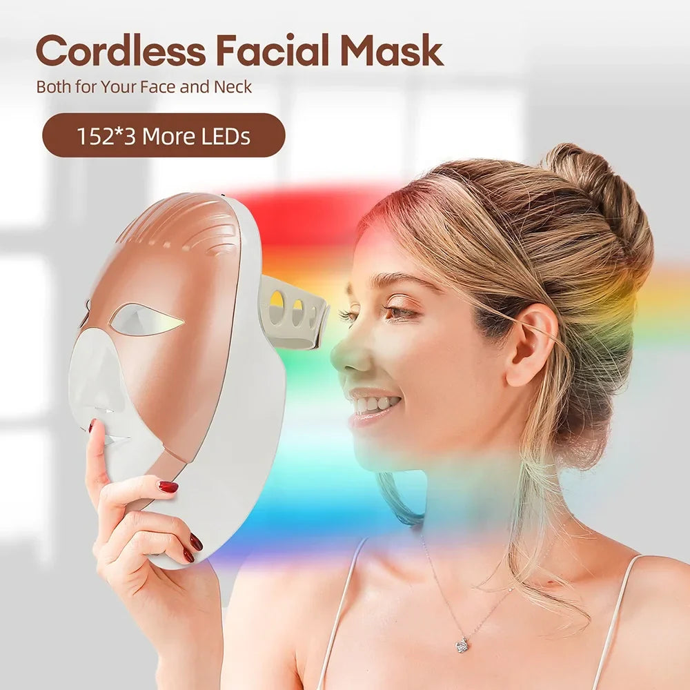 Maschera Led Terapia Cutanea Colori Unisex - Vesarelli