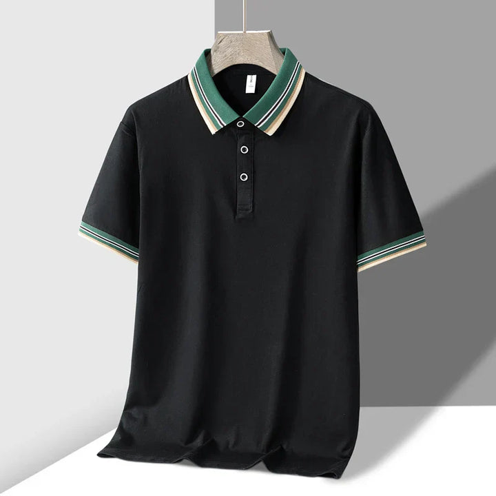 Polo Uomo Tessuto Pregevole Vestibilità Classica