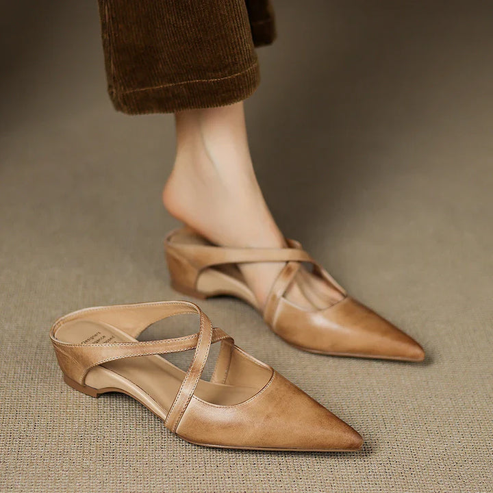 Ballerine Donna con Cinturino Incrociato Stile Moderno