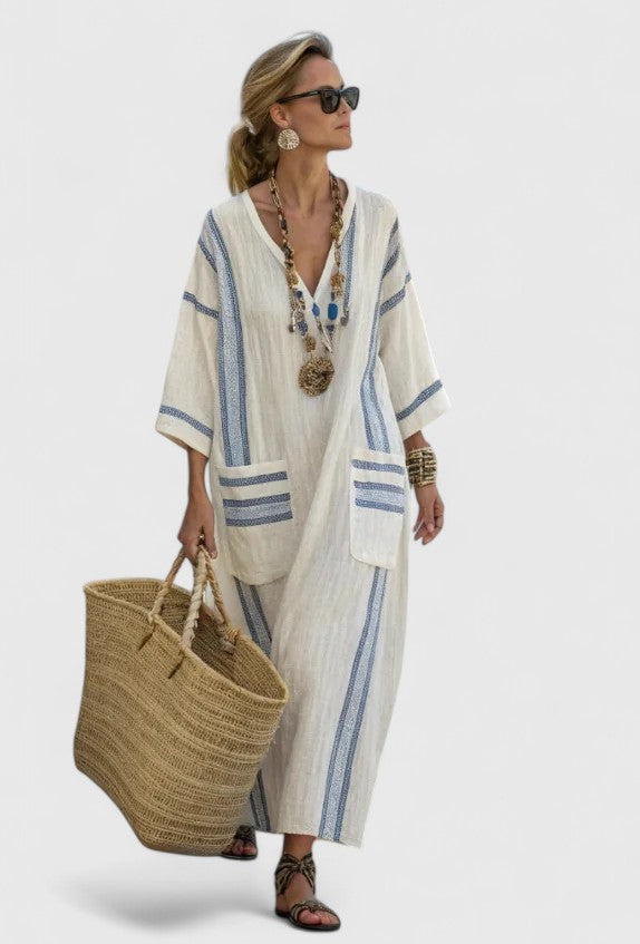 Abito Maxi Donna Linea Allungante Vestibilità Elegante