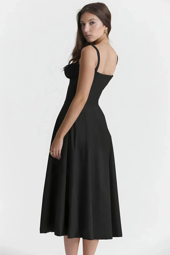 Abito Midi Donna Estivo Svasato Leggero