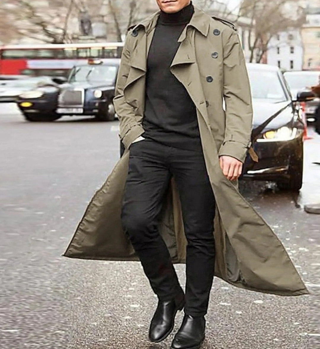 Trench Uomo Casual Vestibilità Regular - Vesarelli