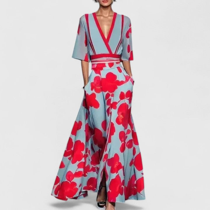 Abito Maxi Donna Linea Fluida Vestibilità Morbida