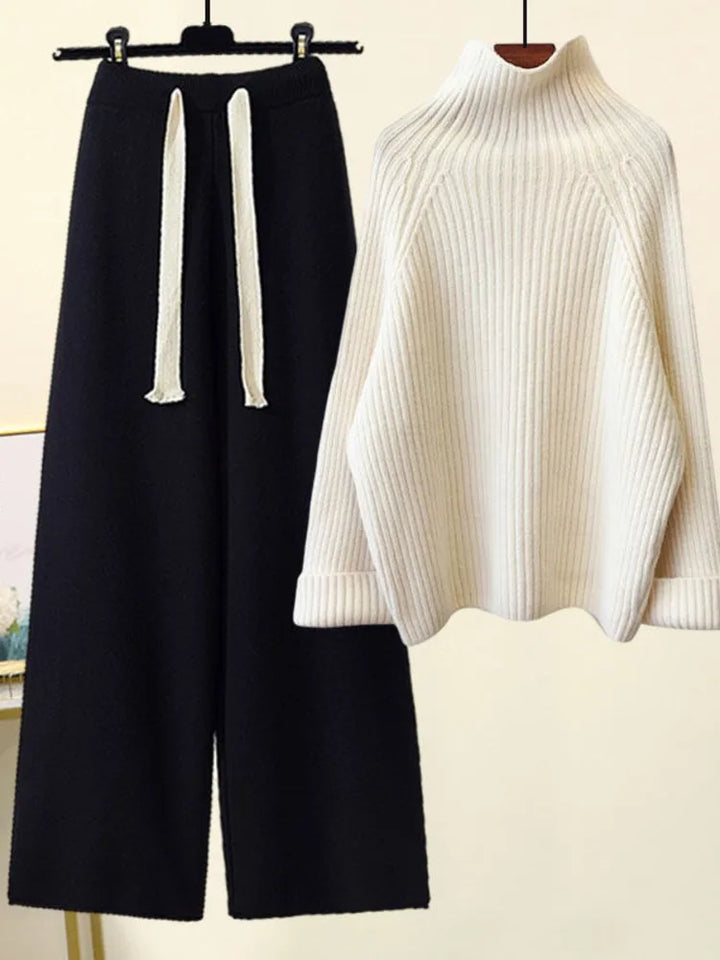 Completo Donna in Maglia Autunno Inverno Morbido