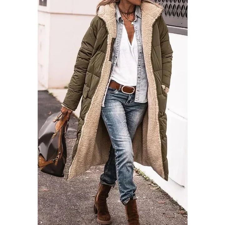 Cappotto Lungo Donna Invernale Elegante Vestibilità Classica - Vesarelli
