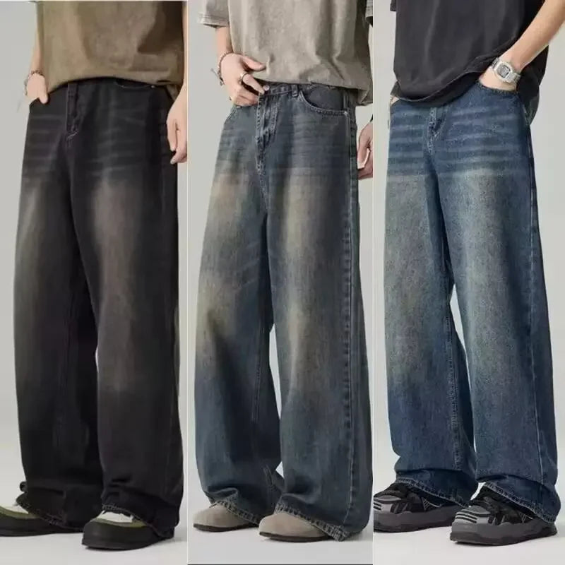 Jeans Uomo Larghi Stile Retrò Casual - Vesarelli