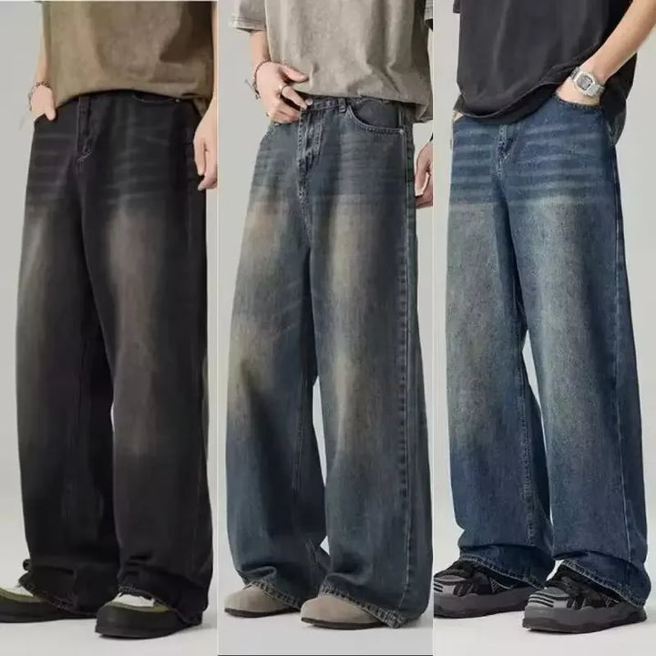 Jeans Uomo Larghi Stile Retrò Casual - Vesarelli