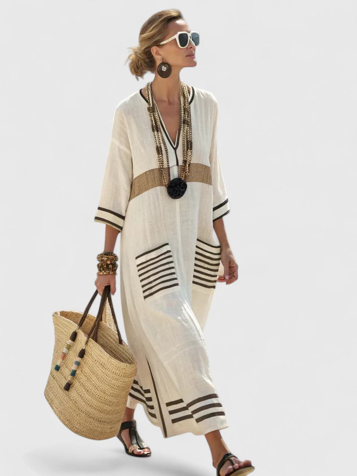 Abito Maxi Donna Linea Allungante Vestibilità Elegante
