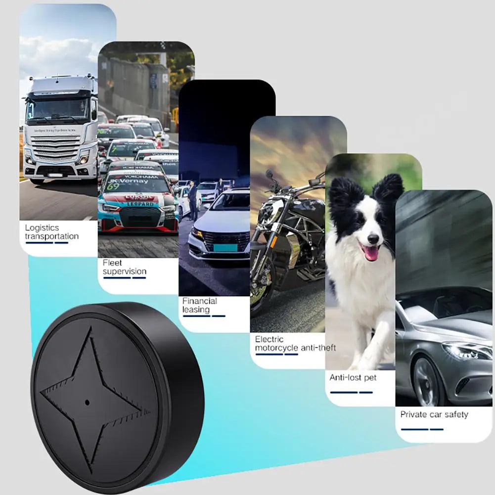 Localizzatore GPS Compatto Magnetico Tracciamento in Tempo Reale