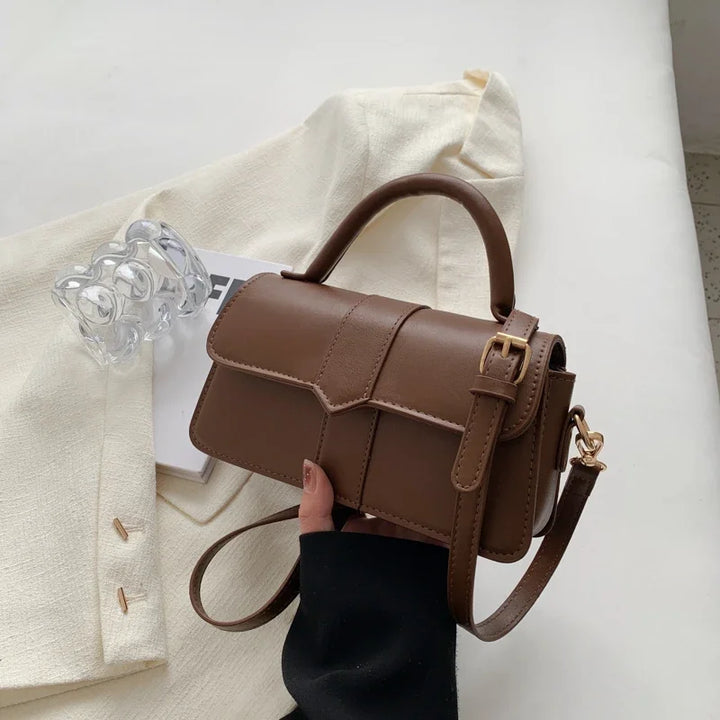 Borsa Tracolla Donna in Pelle Vintage Stile Classico