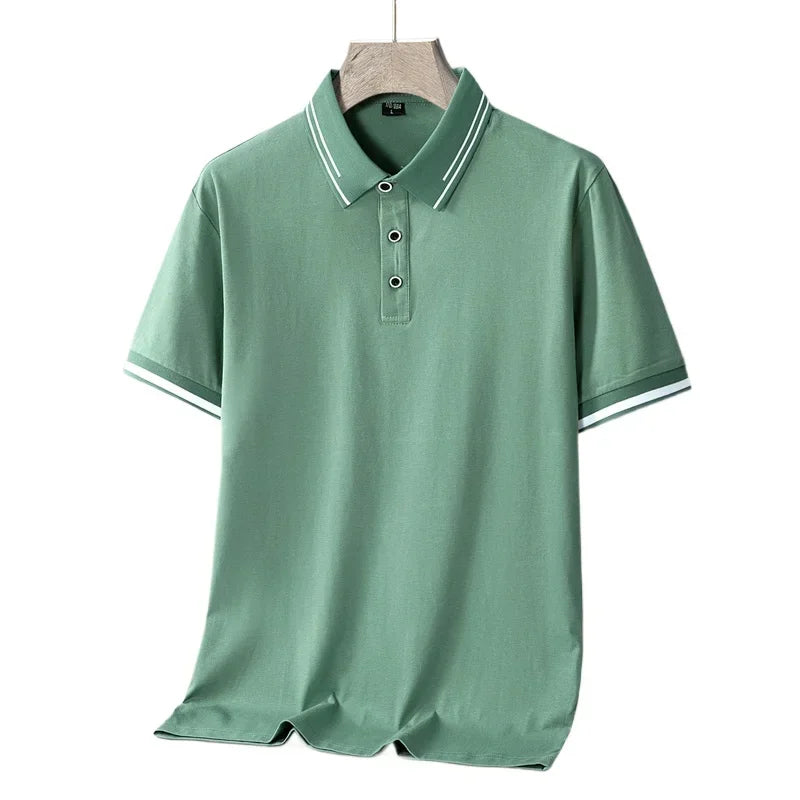 Polo Uomo Tessuto Morbido Vestibilità Classica