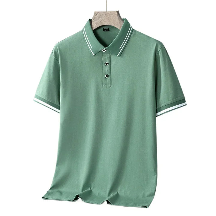 Polo Uomo Tessuto Morbido Vestibilità Classica