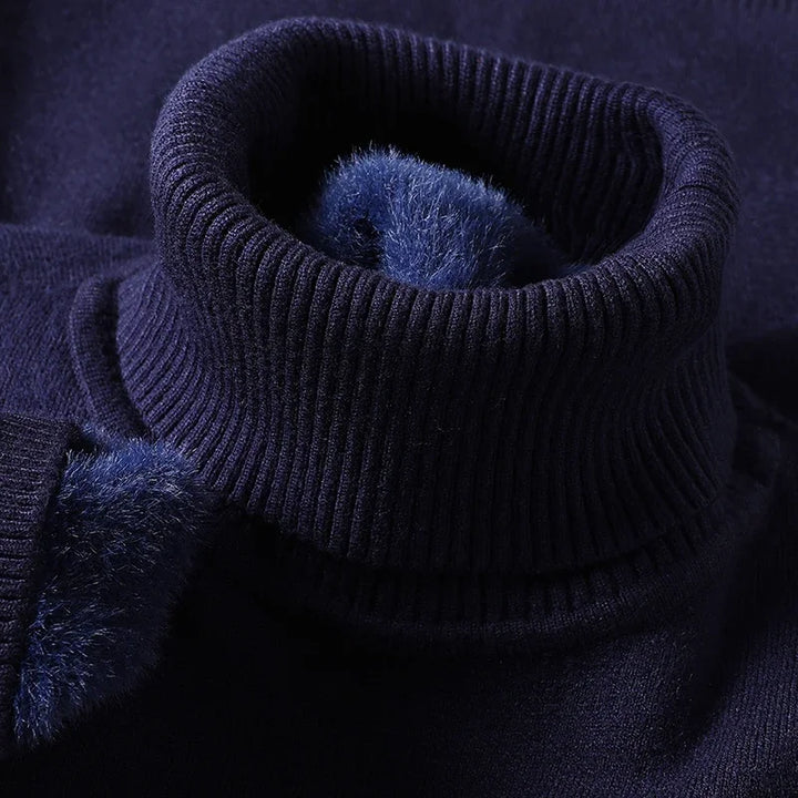 Dolcevita Uomo in Maglia Classica Vestibilità Confortevole