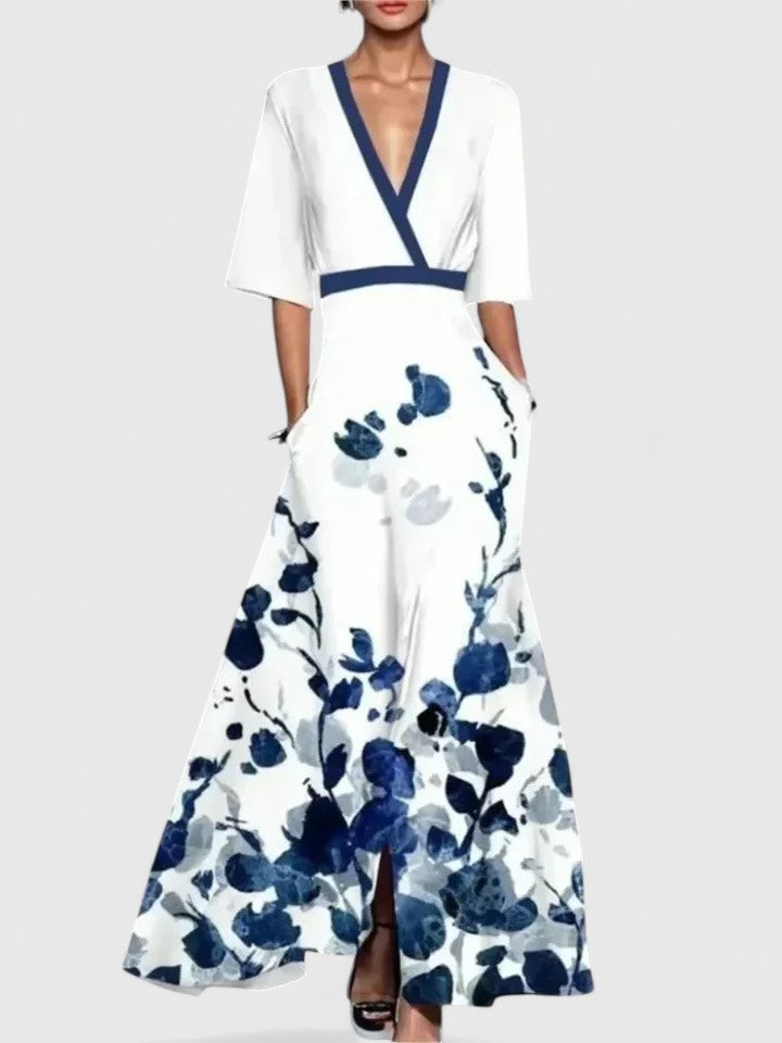 Abito Maxi Donna Linea Fluida Vestibilità Morbida