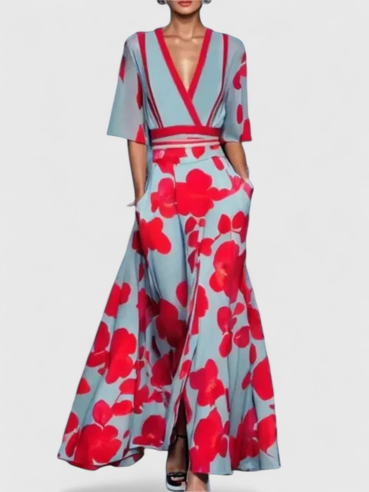 Abito Maxi Donna Linea Fluida Vestibilità Morbida - Vesarelli