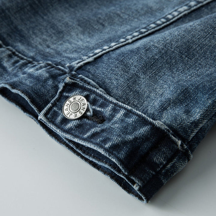 Giacca Uomo Button Down Maniche Lunghe Cotone