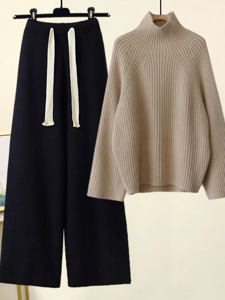 Completo Donna in Maglia Autunno Inverno Morbido