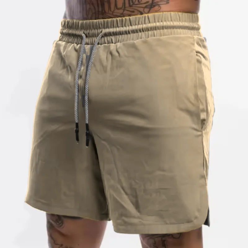 Pantaloncini Sportivi Uomo Tessuto Traspirante Asciugatura Rapida