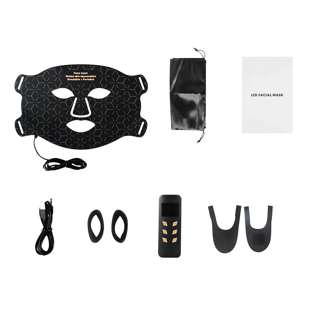 Maschera LED Unisex Anti-Invecchiamento e Acne Glow - Vesarelli
