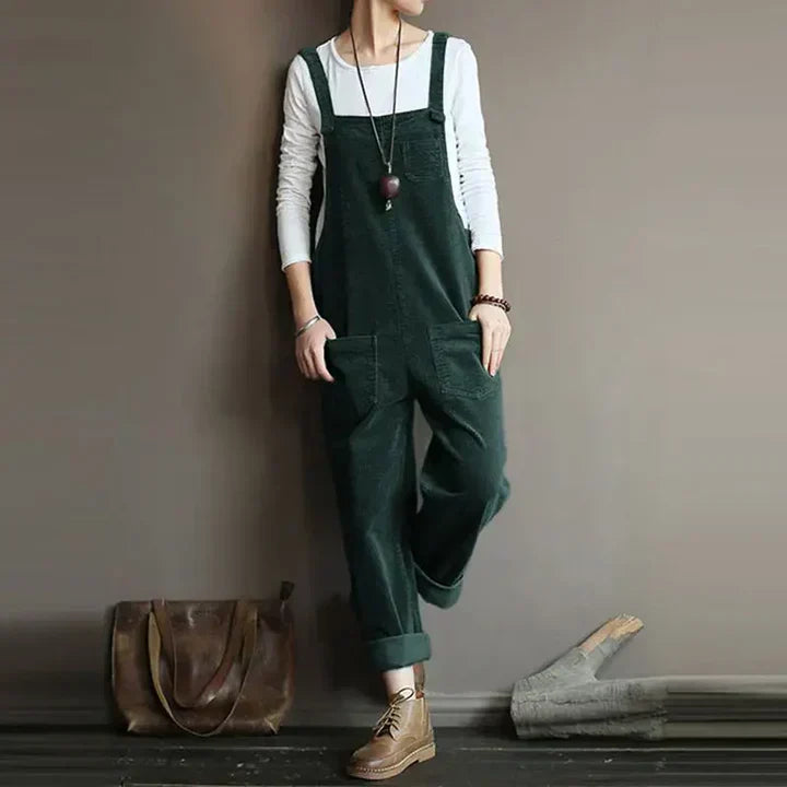 Salopette Donna Jeans Casual Vestibilità Regolare