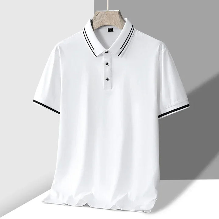 Polo Uomo Tessuto Morbido Vestibilità Classica