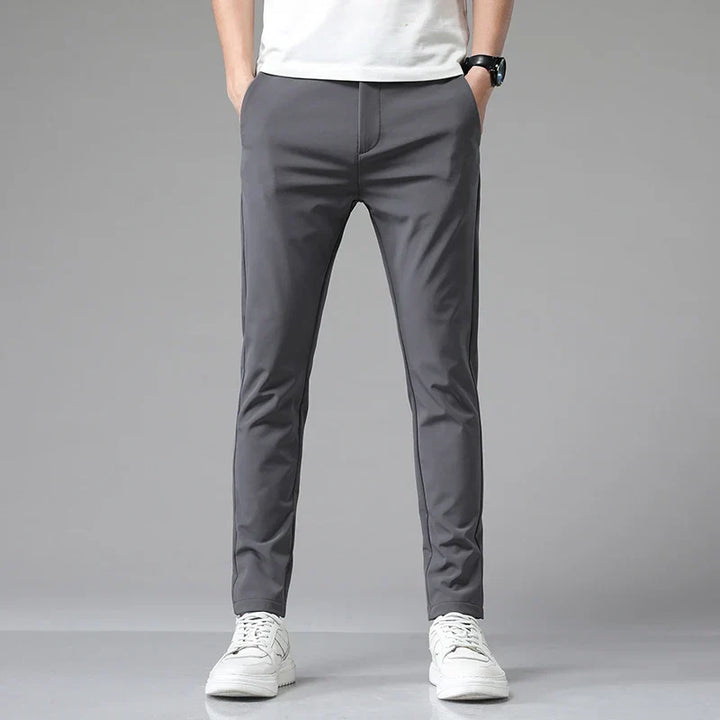 Pantaloni Uomo Eleganti Elasticizzati Slim Fit