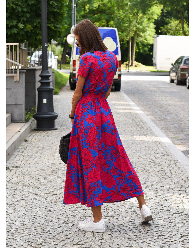 Abito Estivo Donna Maxi Spacco Svasato