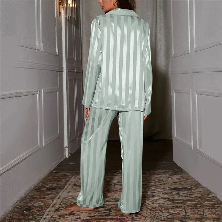 Set Pigiameria Donna in Raso Elegante Vestibilità Classica - Vesarelli