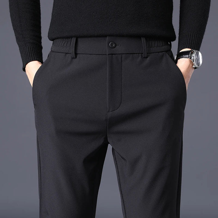 Pantaloni Uomo Eleganti Elasticizzati Slim Fit