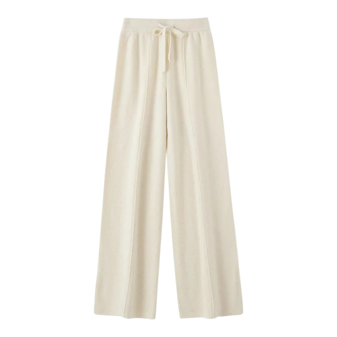 Pantaloni Uomo in Lana Merino Vita Alta Taglio Ampio - Vesarelli