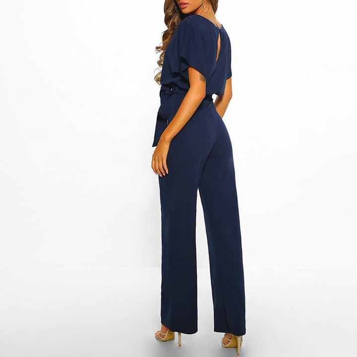 Tuta Donna Elegante Tessuto Morbido Taglio Slim