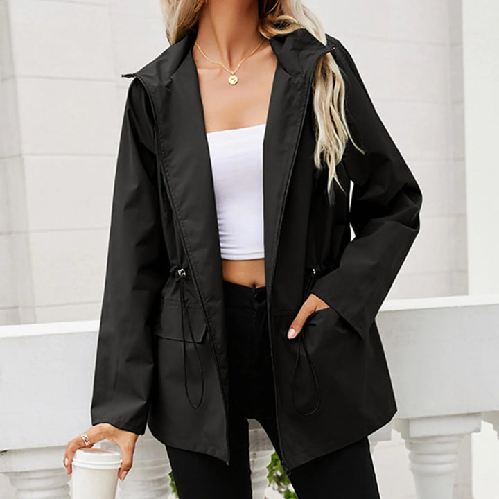 Giacca Donna Leggera con Zip Stile Casual Outdoor