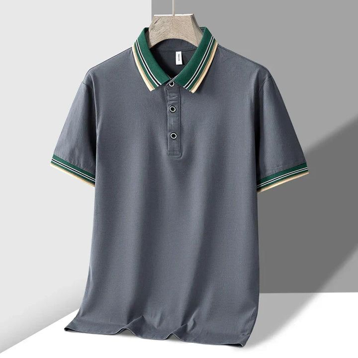 Polo Uomo Tessuto Pregevole Vestibilità Classica