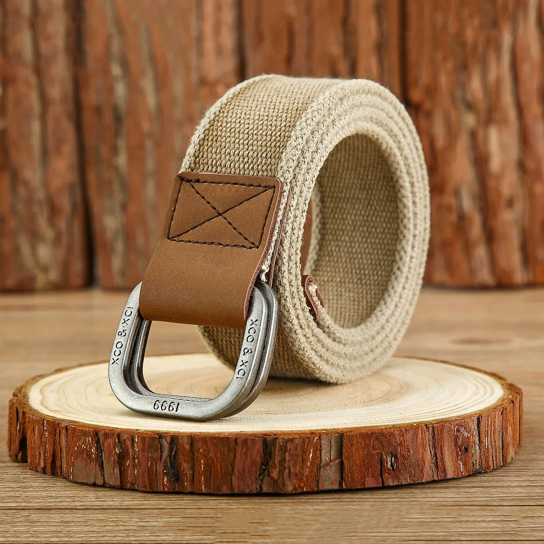 Cintura Uomo in Tela Design Casual ed Elegante per Jeans