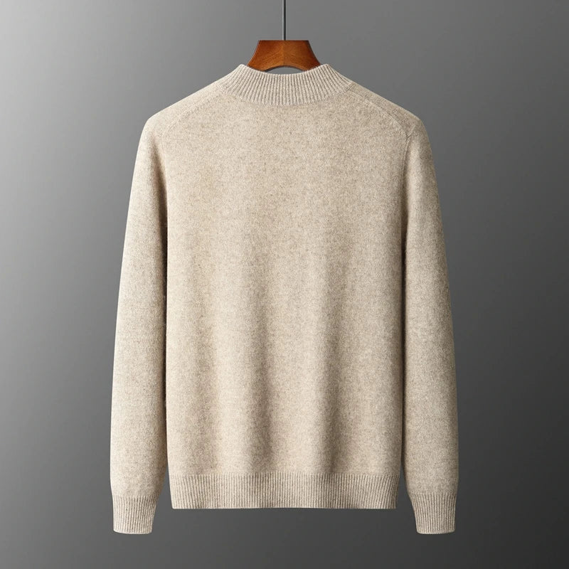 Gilet Uomo in Cashmere con Zip Vestibilità Classica