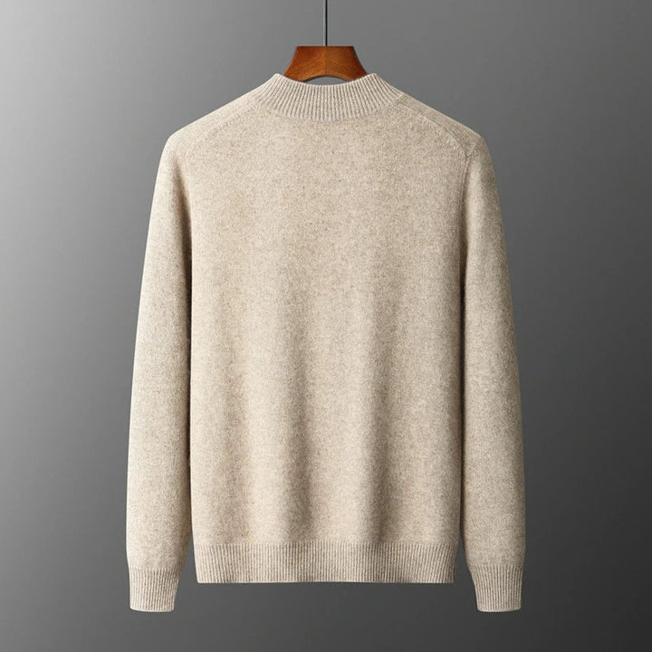 Gilet Uomo in Cashmere con Zip Vestibilità Classica