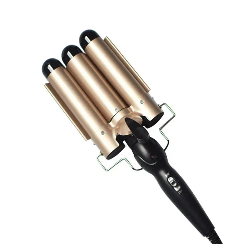 Piastra Capelli Triplo Barile Ceramica Stile Estate - Vesarelli