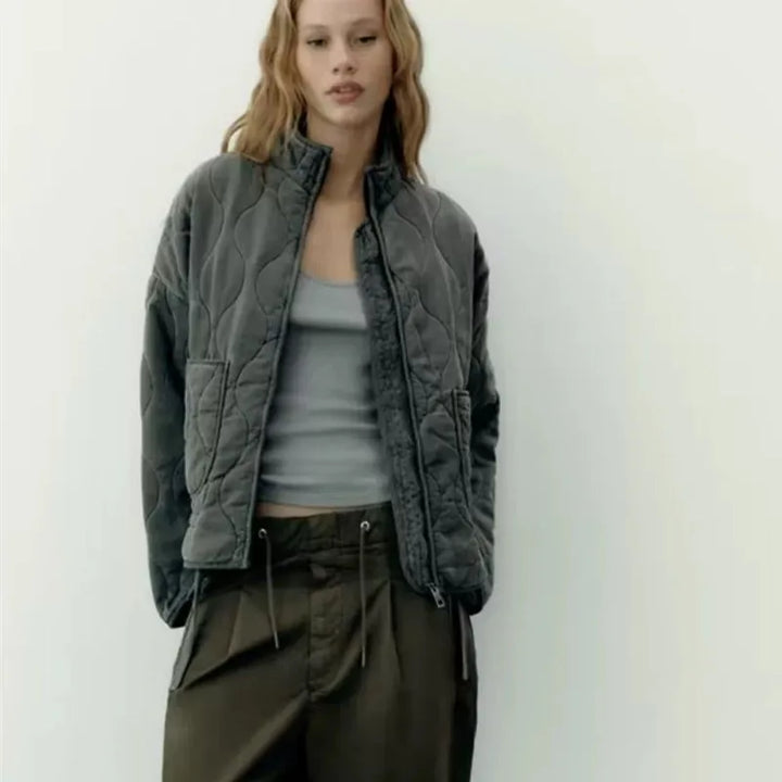 Giacca Donna Casual con Tasche e Vestibilità Comoda