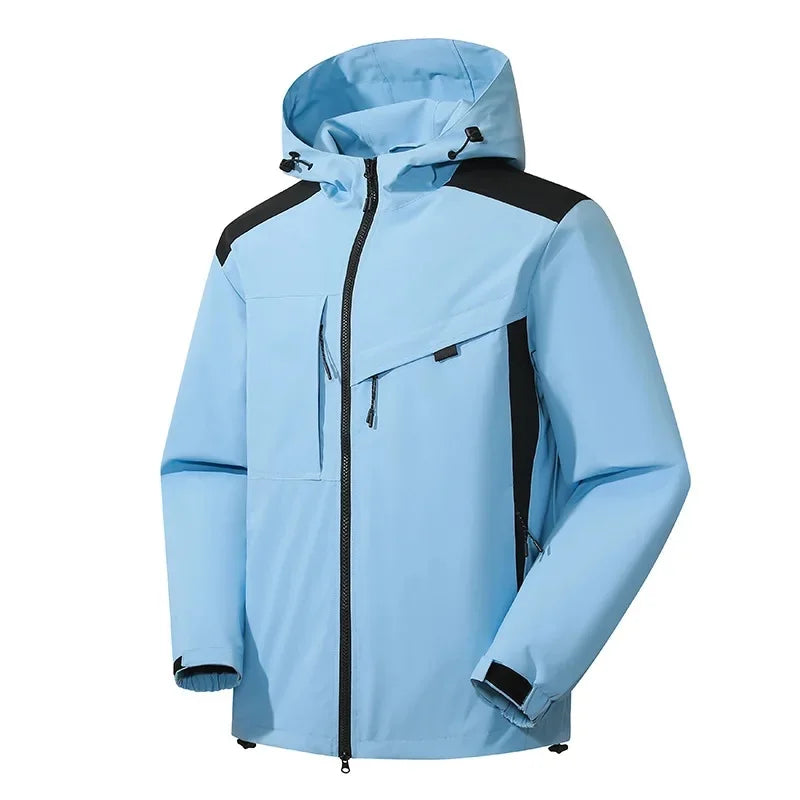 Giacca Sci Uomo Casual con Cappuccio Impermeabile