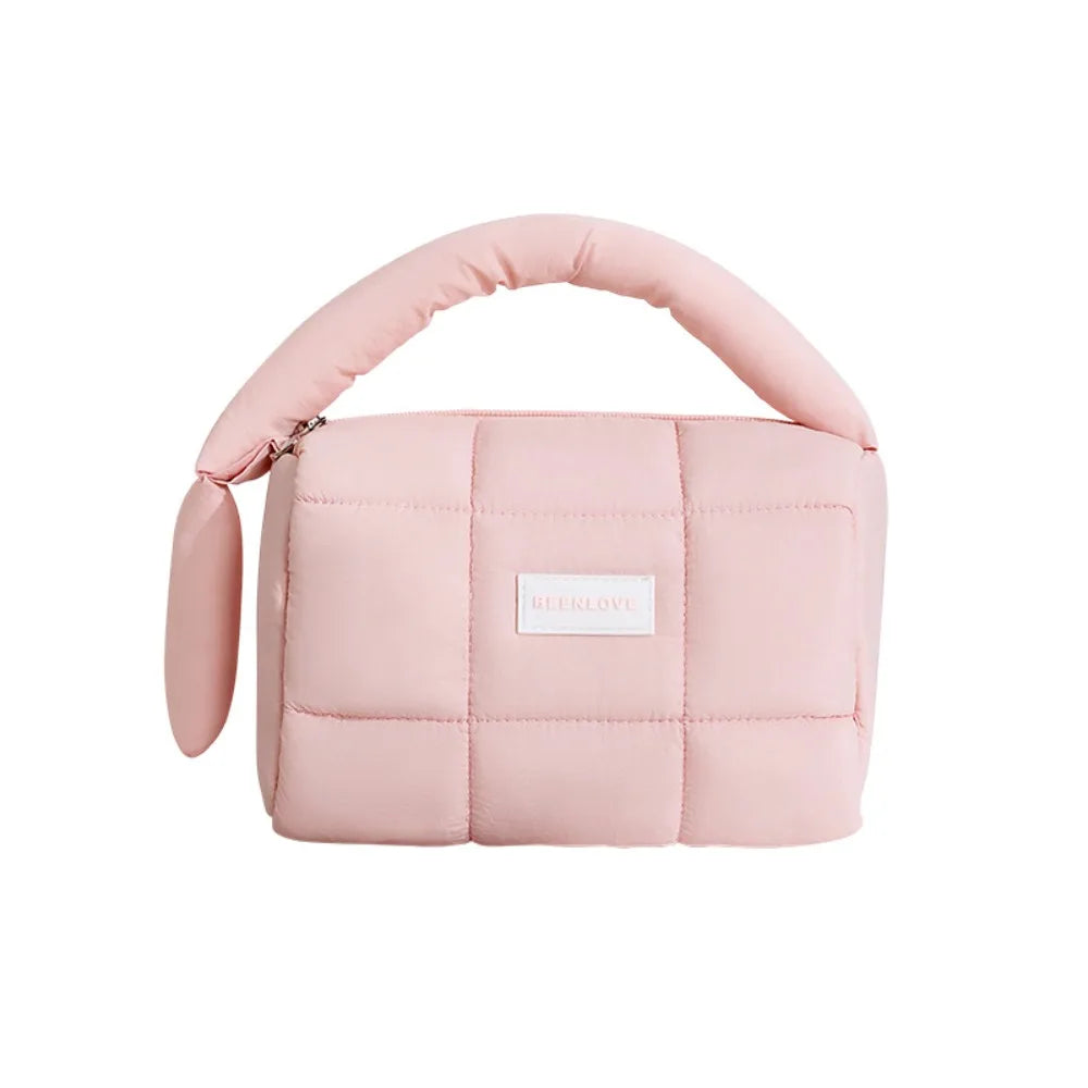 Borsa da Viaggio Donna Morbida Imbottita per Trucco Cosmetico - Vesarelli