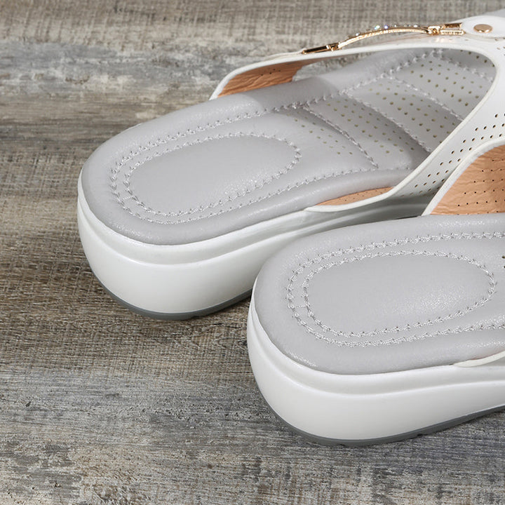 Infradito Donna Comode Tacco Basso Leggere Casual