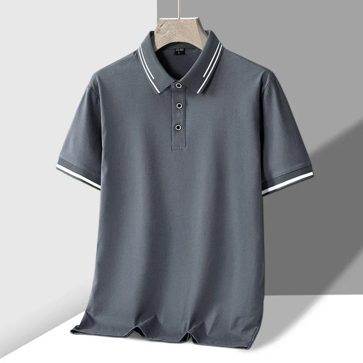Polo Uomo Tessuto Morbido Vestibilità Classica