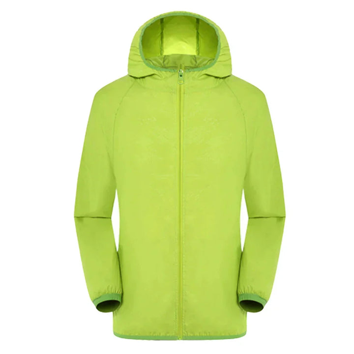 Trench Unisex Impermeabile con Cappuccio Regular Fit