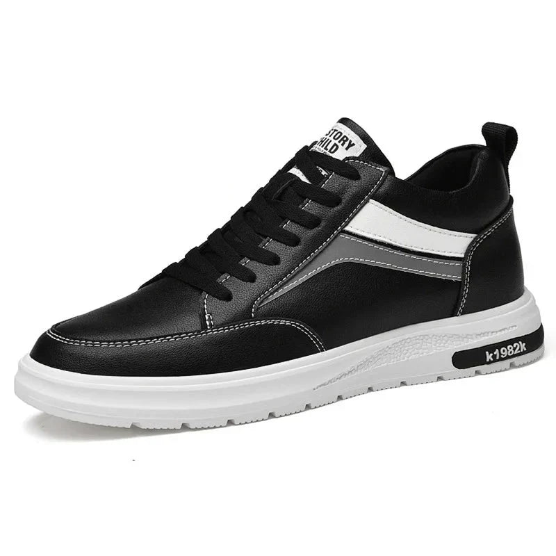 Sneakers Donna con Rialzo Interno e Dettagli Laterali Comfort
