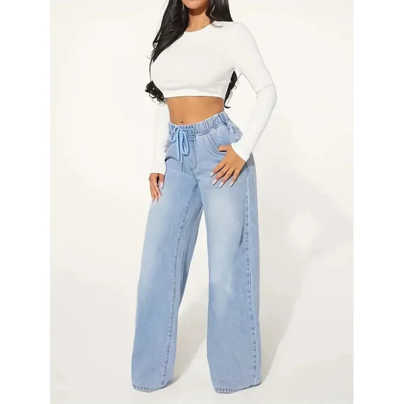 Jeans Donna Larghi Casual Regular Fit - Vesarelli